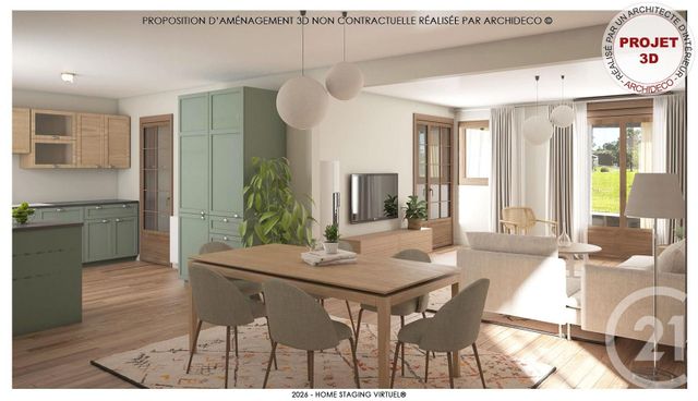 maison à vendre - 6 pièces - 125.0 m2 - GOUVILLE SUR MER - 50 - BASSE-NORMANDIE - Century 21 Royer Immo