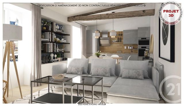 Appartement F3 à vendre - 3 pièces - 58.85 m2 - GRANVILLE - 50 - BASSE-NORMANDIE - Century 21 Royer Immo