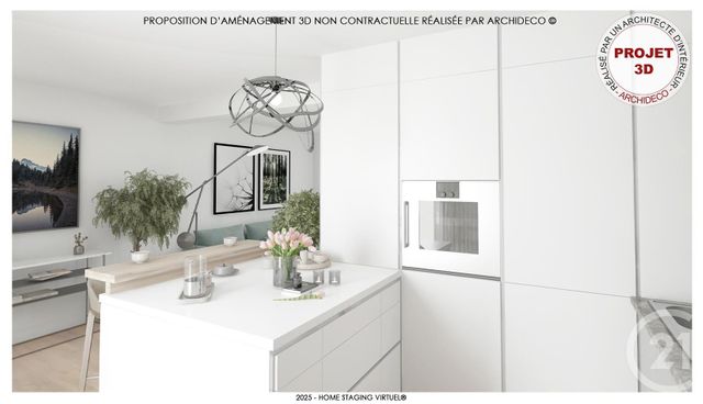 Afficher la photo en grand Appartement F2 bis à vendre - 3 pièces - 52.41 m2 - GRANVILLE - 50 - BASSE-NORMANDIE - Century 21 Royer Immo