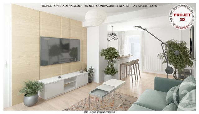 Afficher la photo en grand Appartement F2 bis à vendre - 3 pièces - 52.41 m2 - GRANVILLE - 50 - BASSE-NORMANDIE - Century 21 Royer Immo