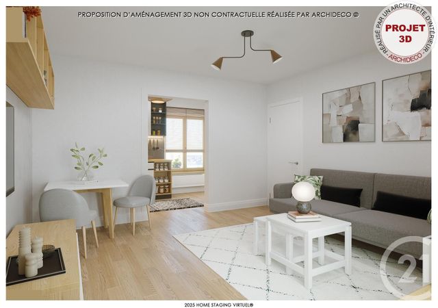 Afficher la photo en grand Appartement F2 à vendre - 2 pièces - 34.31 m2 - DONVILLE LES BAINS - 50 - BASSE-NORMANDIE - Century 21 Royer Immo