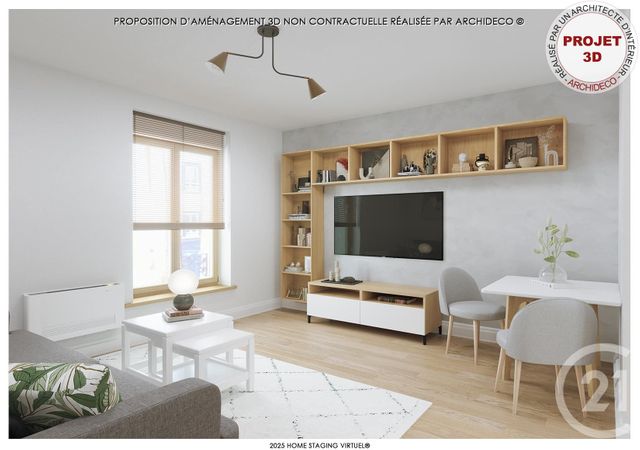 Afficher la photo en grand Appartement F2 à vendre - 2 pièces - 34.31 m2 - DONVILLE LES BAINS - 50 - BASSE-NORMANDIE - Century 21 Royer Immo