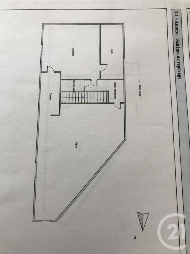 Appartement F2 à vendre - 2 pièces - 47.0 m2 - GRANVILLE - 50 - BASSE-NORMANDIE - Century 21 Royer Immo